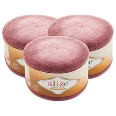 Пряжа Alize Angora Gold Ombre Batik, 20 % шерсть, 80 % акрил, 150 г, 825 м, 3 шт., 7295 пыльная сирень