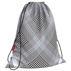 ErichKrause Мешок для обуви Black&White (49146) черный/белый/голубой