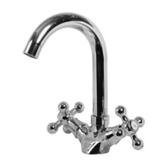 Смеситель для раковины (умывальника) Omega H-1119 двухрычажный