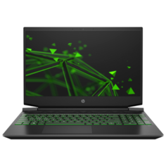 Ноутбук HP Pavilion Gaming 15-ec1009ur (AMD Ryzen 5 4600H 3000MHz/15.6"/1920x1080/8GB/128GB SSD/1000GB HDD/DVD нет/NVIDIA GeForce GTX 1050 3GB/Wi-Fi/Bluetooth/DOS) 13C93EA темно-серый/зеленый хромированный логотип