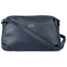 Сумка кросс-боди Afina 442, натуральная кожа, синий