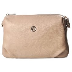 Сумка кросс-боди Afina 442, натуральная кожа, нюд