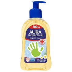 Мыло жидкое Aura с антибактериальным эффектом Ромашка, 300 мл
