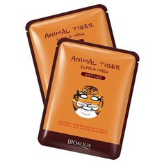 BioAqua Питательная тканевая маска для лица Animal Face Tiger, 30 г, 2 шт.