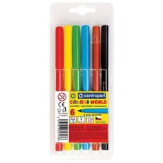 Centropen Набор фломастеров Colour World, 6 шт. (7550/06TP)
