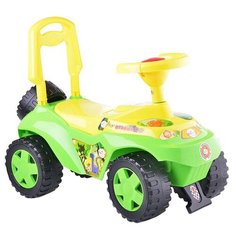 Каталка-толокар Orion Toys Ориоша (198) со звуковыми эффектами зеленый/желтый