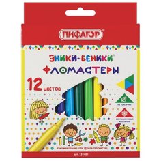 Пифагор Набор фломастеров Эники-Беники, 12 шт. (151401)