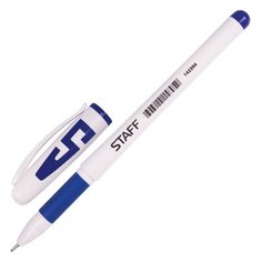 STAFF Ручка гелевая 0.5 мм (142393/142394), синий цвет чернил