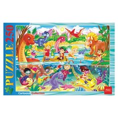 Пазл Hatber Cartoons Collection Динопарк (250ПЗ3_11330), 250 дет.