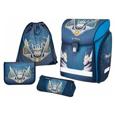 Herlitz Ранец Midi Robot с наполнением, синий