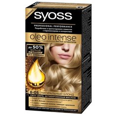 Syoss Oleo Intense Стойкая краска для волос, 8-05 Натуральный блонд