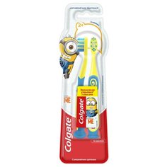Набор щеток Colgate Миньоны 2+, 2шт, желтый