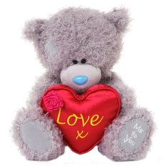 Мягкая игрушка Me to you Мишка Тедди с сердцем Love x 25 см