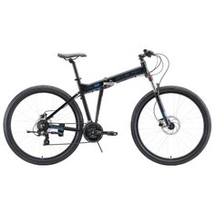 Горный (MTB) велосипед STARK Cobra 29.2 HD (2020) черный/голубой 18" (требует финальной сборки)