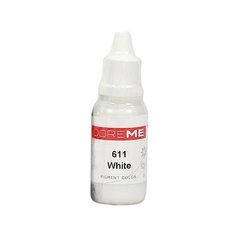 Пигмент для перманентного макияжа Doreme корректор, 15 мл. 611 White