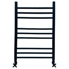 Водяной полотенцесушитель Ника Classic ЛП (г2) 80x50 черный матовый Nika