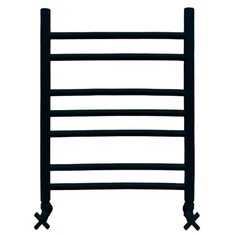 Водяной полотенцесушитель Ника Classic ЛП (г2) 60x50 черный матовый Nika