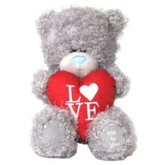 Мягкая игрушка Me to you Мишка Тедди с сердцем Love 13 см