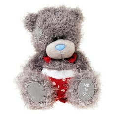 Мягкая игрушка Me to you Мишка Тедди в шортиках и галстуке-бабочке 13 см