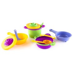 Набор посуды Пластмастер Эксперт 22108 разноцветный
