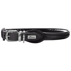 Ошейник HUNTER Round & Soft Elk Petit 37, 37 см 30-33 см black