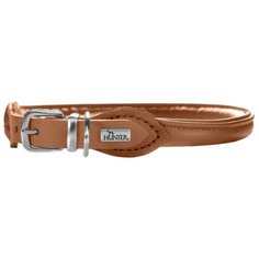 Ошейник HUNTER Round & Soft Elk Petit 37, 37 см 30-33 см cognac