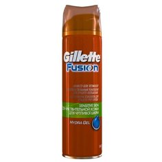 Гель для бритья Fusion Hydra Gel Sensitive Skin для чувствительной кожи Gillette, 200 мл