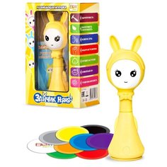 Интерактивная развивающая игрушка BertToys Умный Зайка Няня желтый