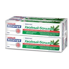 Зубная паста Новый Жемчуг Хвойный бальзам, 100 мл, 4 шт.