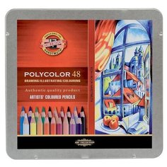 KOH-I-NOOR Карандаши цветные художественные Polycolor, 48 цветов (3826048001PL)