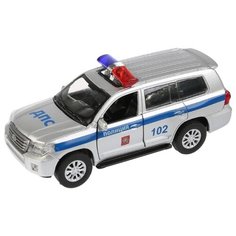 Внедорожник ТЕХНОПАРК Toyota Land Cruiser (CRUISER-P) 12.5 см серебристый