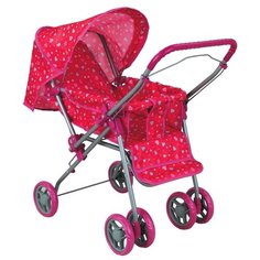 Прогулочная коляска Buggy Boom Mixy (8027) розовый/сердечки