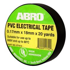 Изолента ABRO ET-914 термостойкая черный