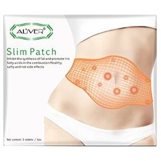 ALIVER пластырь Патчи антицеллюлитные Slim Patch 5 шт.