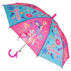 Зонт Играем вместе розовый/голубой