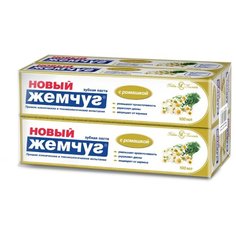 Зубная паста Новый Жемчуг С ромашкой, 100 мл, 4 шт.