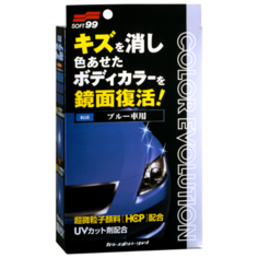 Воск для автомобиля Soft99 жидкий Color Evolution Blue для синих оттенков кузова 0.1 л