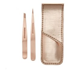 Набор инструментов Tweezerman Petite Tweeze Set для бровей rose gold