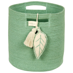 Lorena Canals Корзина с листом 30х30х30 см зеленый