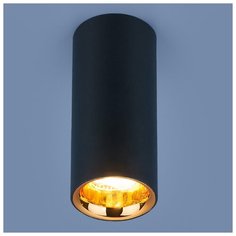 Спот Elektrostandard DLR030 12W 4200K черный матовый/золото