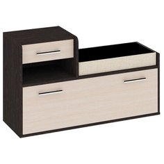 Обувница ТриЯ Арт , размер (ШхГ): 100х33.4 см , цвет: венге цаво/дуб белфорт Triya