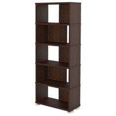 Стеллаж Мэрдэс СБ-10-5 5 полок, материал: ЛДСП, ШxГxВ: 70х30х178 см, венге Merdes