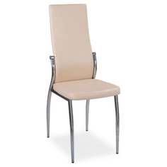 Стул Домотека Милано, металл/искусственная кожа, цвет: B1/B1 Бежевый
