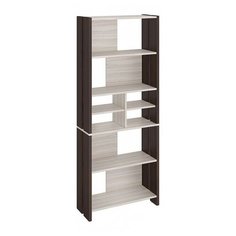 Стеллаж Мэрдэс Lite СТЛ-ОВХ 8 полок, материал: ЛДСП, ШxГxВ: 70х32х178 см, венге/карамель Merdes