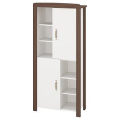 Стеллаж Мэрдэс Бартоло СШД 6 полок, материал: ЛДСП, ШxГxВ: 75х36х168 см, шамони/белый жемчуг Merdes