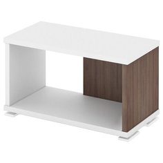 Стеллаж Мэрдэс СБ-10-1 1 полка, материал: ЛДСП, ШxГxВ: 70х30х40 см, белый жемчуг/шамони Merdes