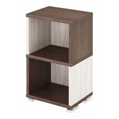 Стеллаж Мэрдэс СБ-15-2 2 полки, материал: ЛДСП, ШxГxВ: 45х30х75 см, шамони/карамель Merdes