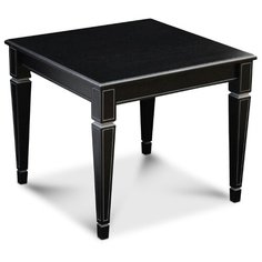 Столик журнальный Мебелик Васко В 82, ДхШ: 60 х 60 см, венге/серебро