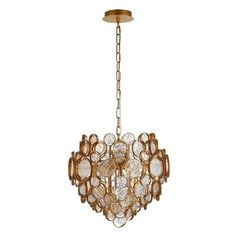 Люстра Crystal Lux Deseo SP6 D460 Gold, G9, 360 Вт