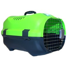 Клиппер-переноска для кошек и собак Родные места D02 52х37х31 см зеленый